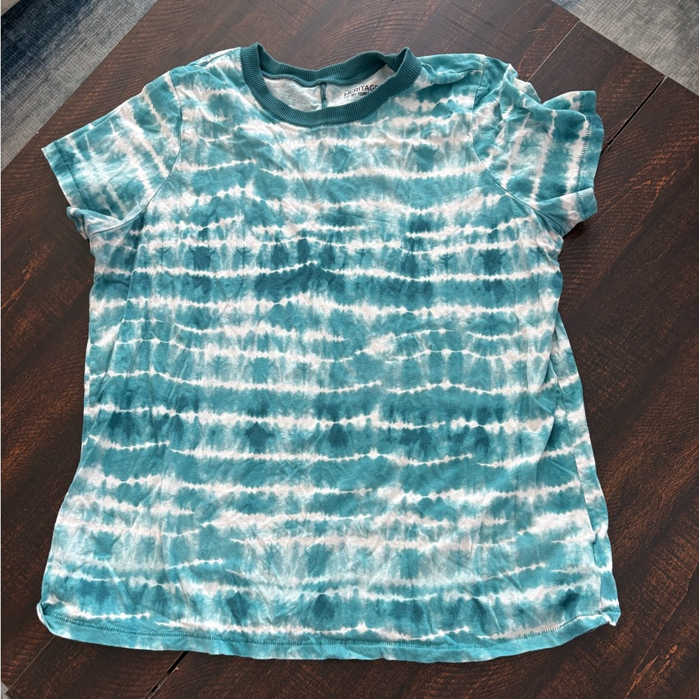 Torrid Teal Tie-Dye Shirt